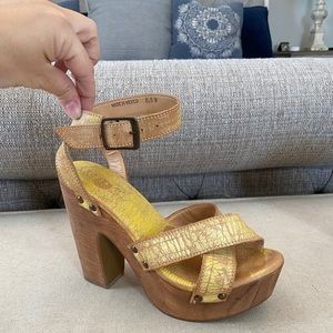 Yellow Bed Stu heels